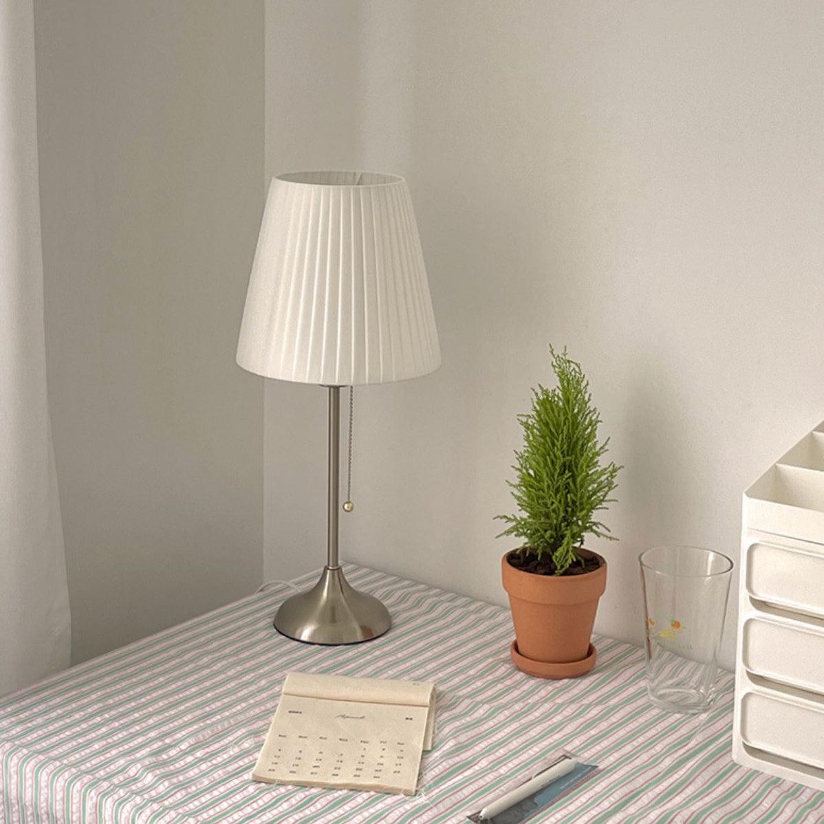 Arstid Table Lamp by Tavilume - fabric medium table lamp, view 8