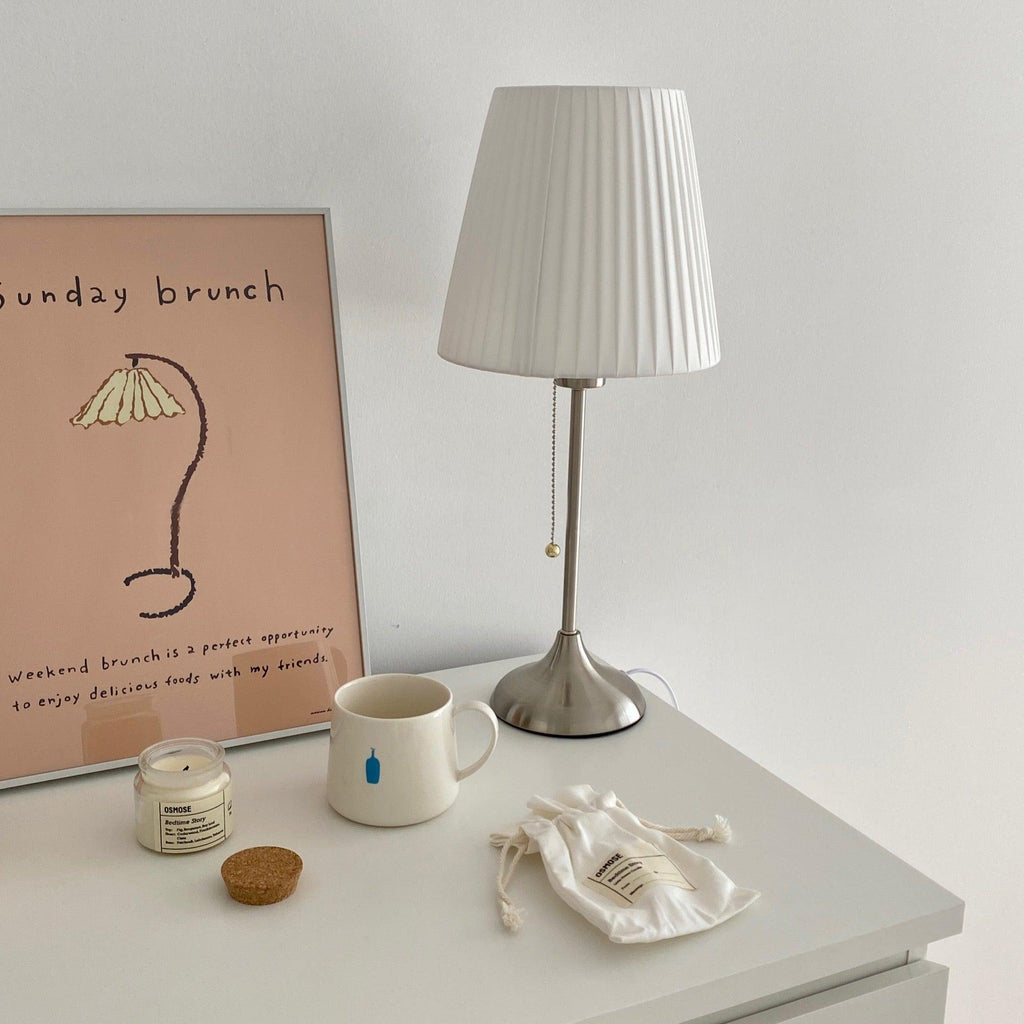 Arstid Table Lamp by Tavilume - fabric medium table lamp, view 2