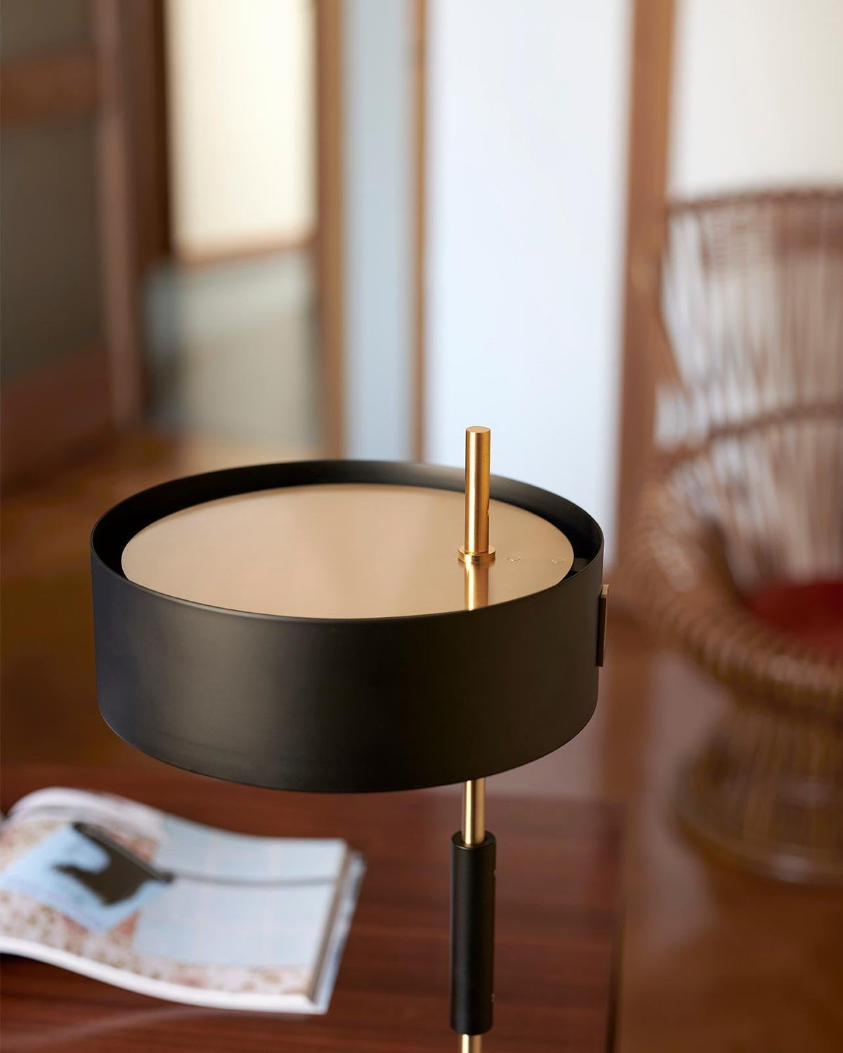 Athezza Table Lamp by Tavilume - copper medium table lamp, view 10