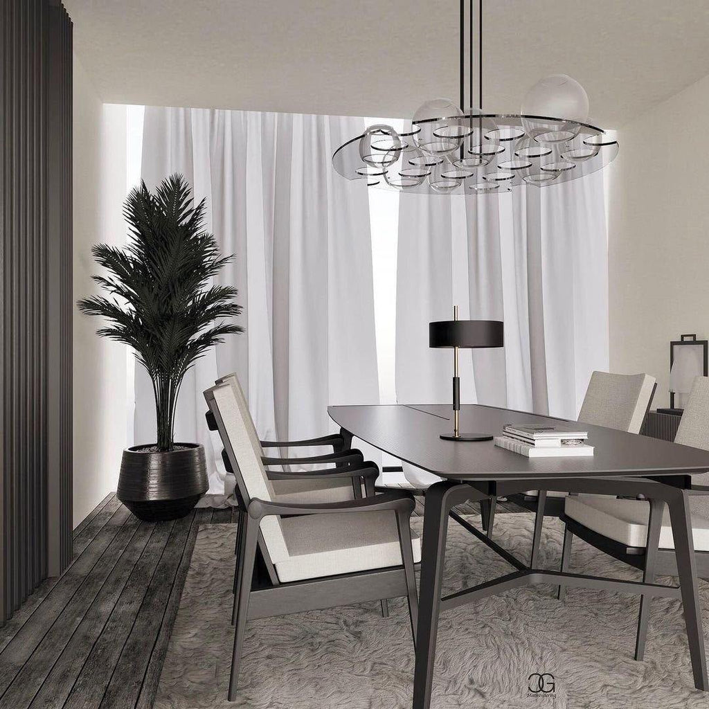 Athezza Table Lamp by Tavilume - copper medium table lamp, view 4