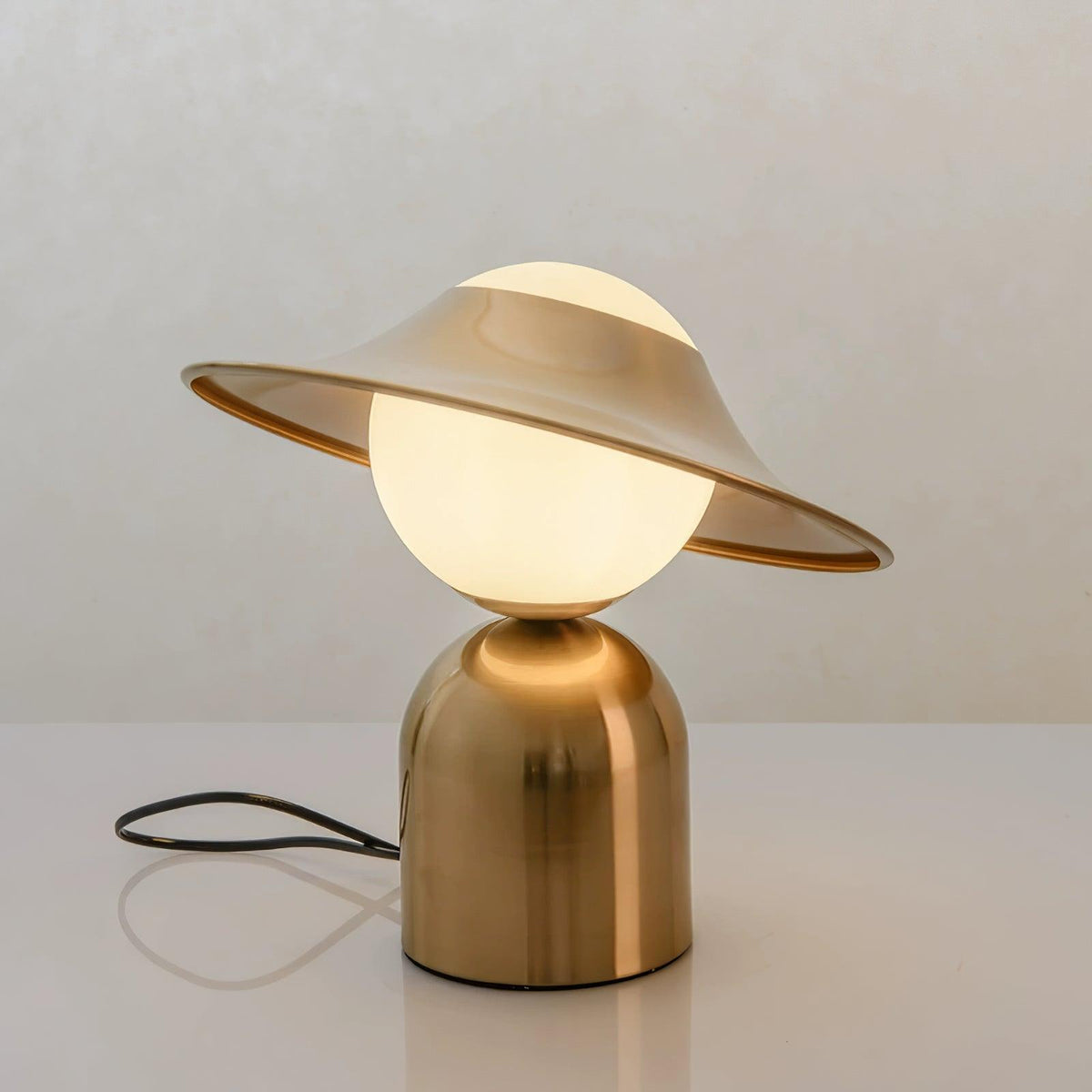 Bonbon Disc Table Lamp by Tavilume - glass small table lamp, view 2