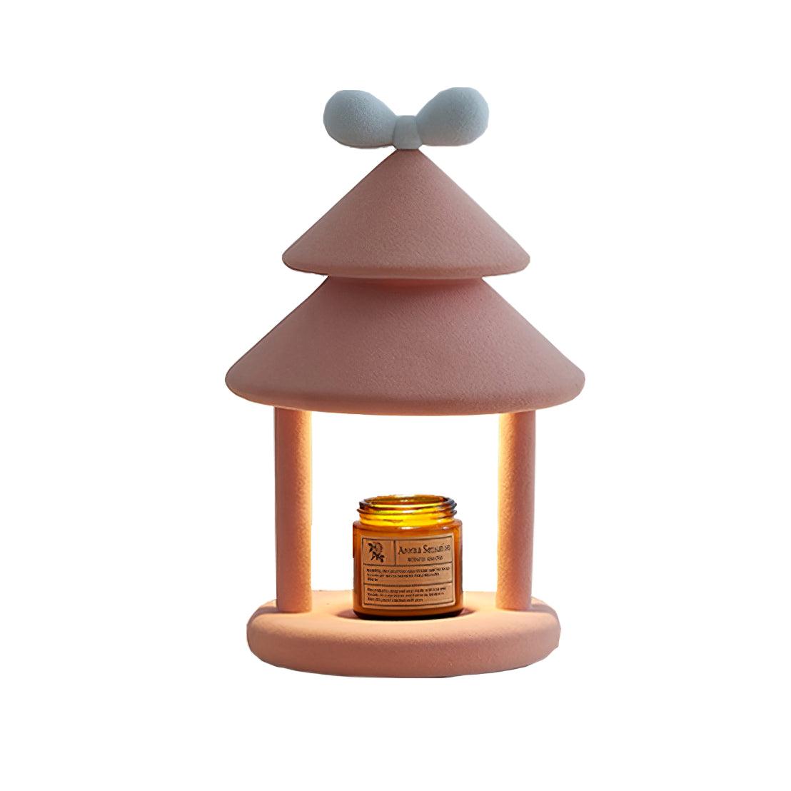 Bow Tie Cone Table Lamp by Tavilume - resin small table lamp, view 2