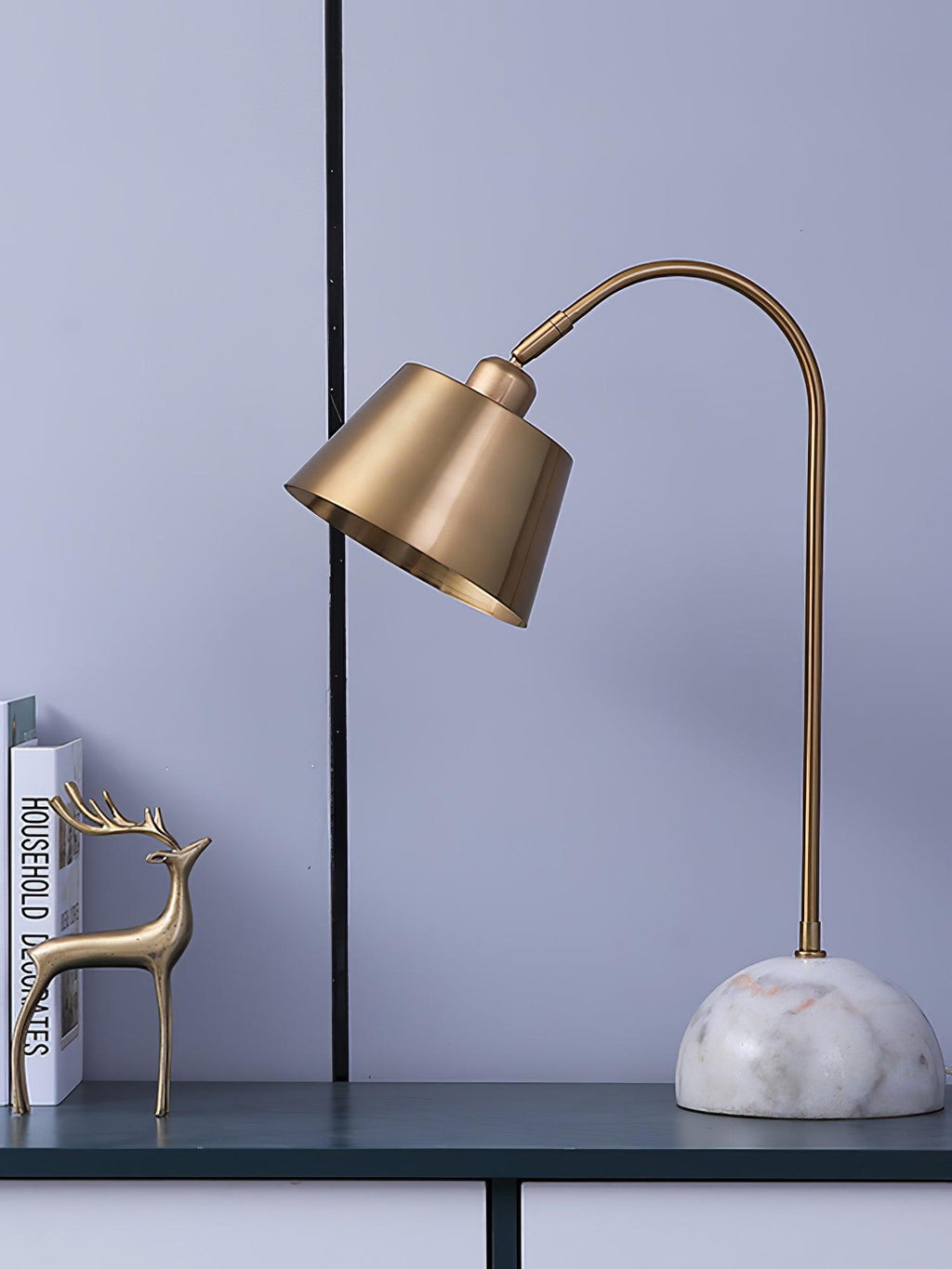 Brax Desk Light by Tavilume - marble medium table lamp, view 21