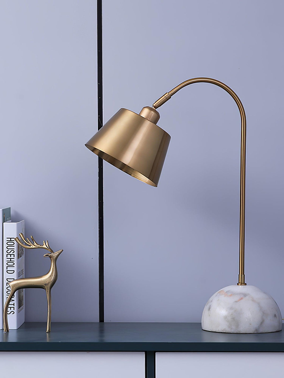 Brax Desk Light by Tavilume - marble medium table lamp, view 21