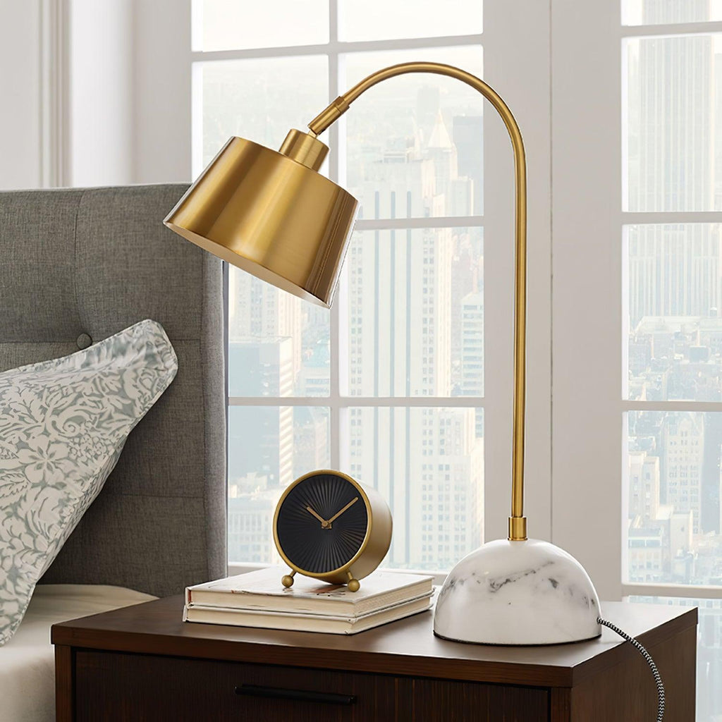 Brax Desk Light by Tavilume - marble medium table lamp, view 7
