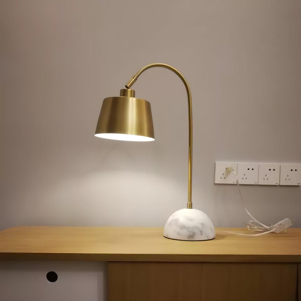 Brax Desk Light by Tavilume - marble medium table lamp, view 9