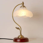 Retro Flower Table Lamp by Tavilume - glass medium table lamp, view 2