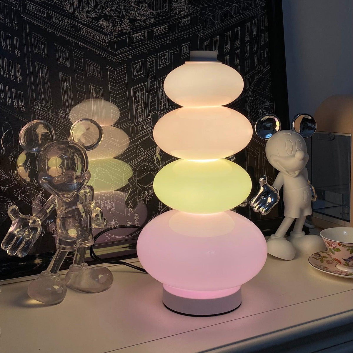 Candy Table Lamp by Tavilume - marble medium table lamp, view 36