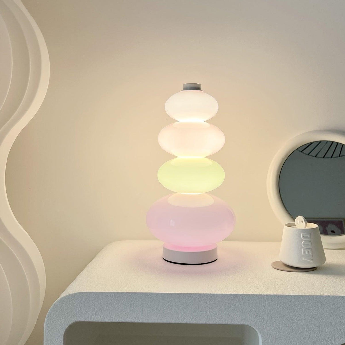 Candy Table Lamp by Tavilume - marble medium table lamp, view 8