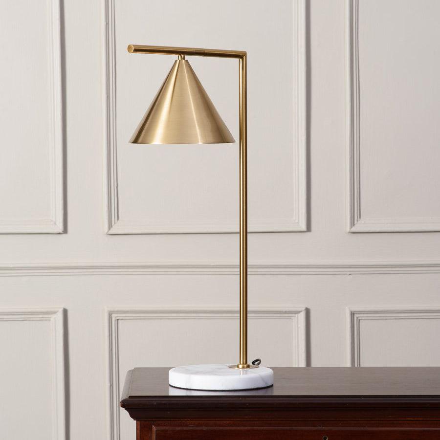 Captain Flint Table Lamp by Tavilume - marble medium table lamp, view 2