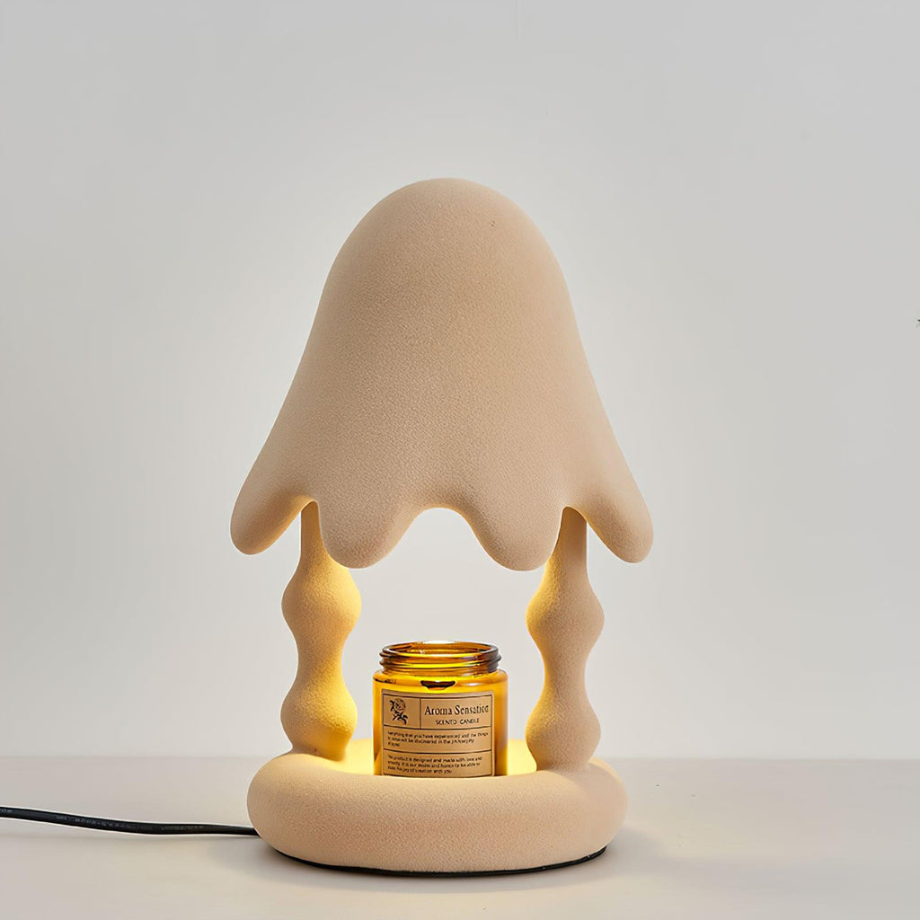 Cedar Table Lamp by Tavilume - resin small table lamp, view 3