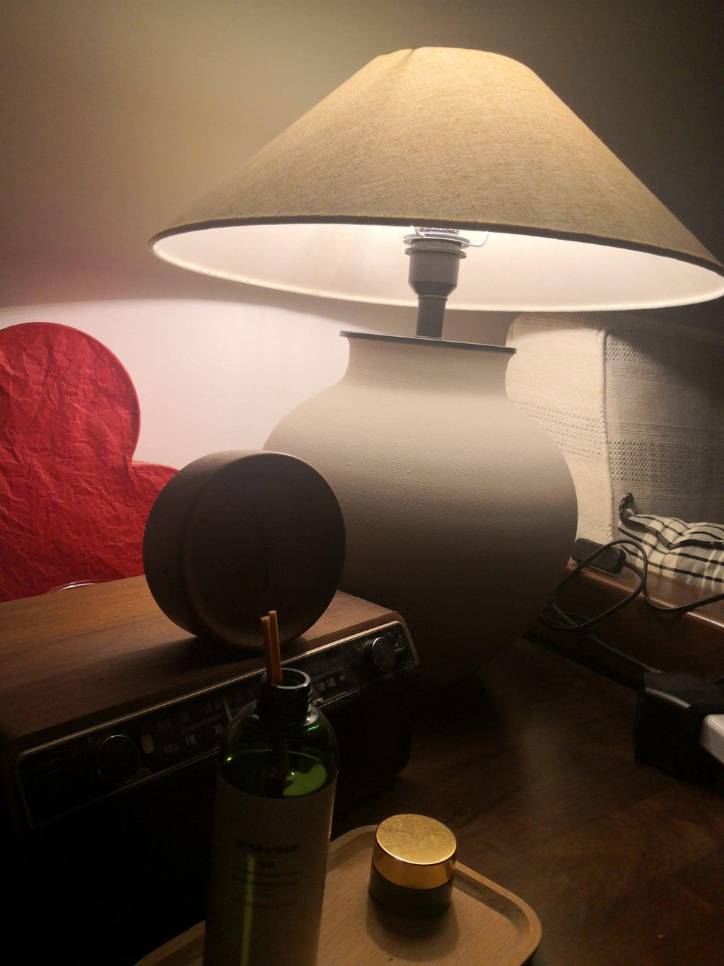 Decker Table Lamp by Tavilume - ceramic medium table lamp, view 5