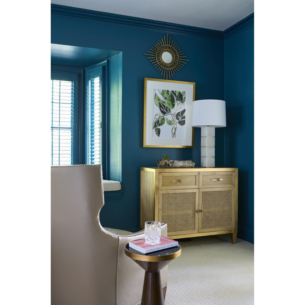 Chelsea House Elizabeth Wicker Stacked Alabaster 31 Inch Table Lamp by Tavilume - alabaster large table lamp, view 3