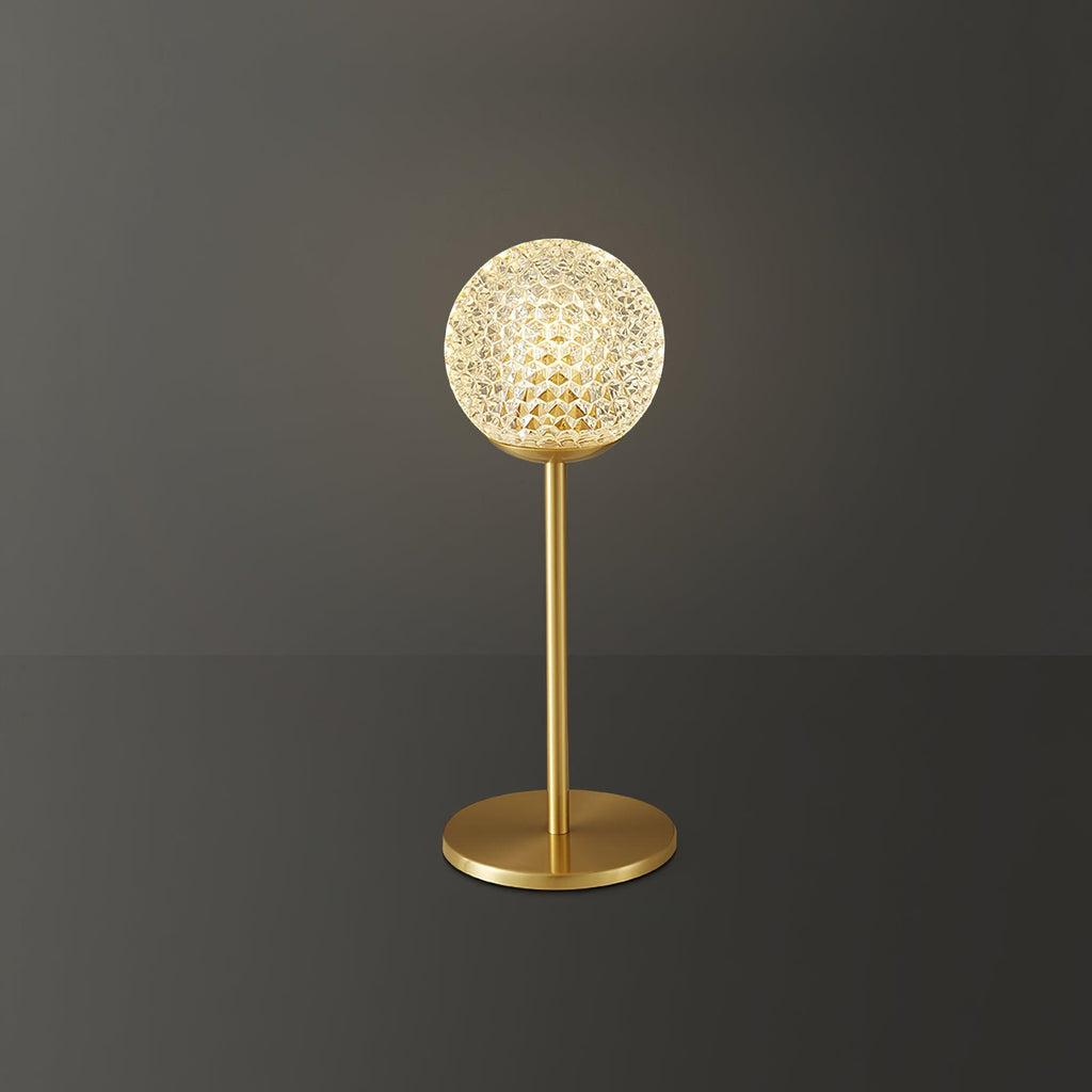 Crystal Tealight Table Lamp by Tavilume - crystal small table lamp, view 1