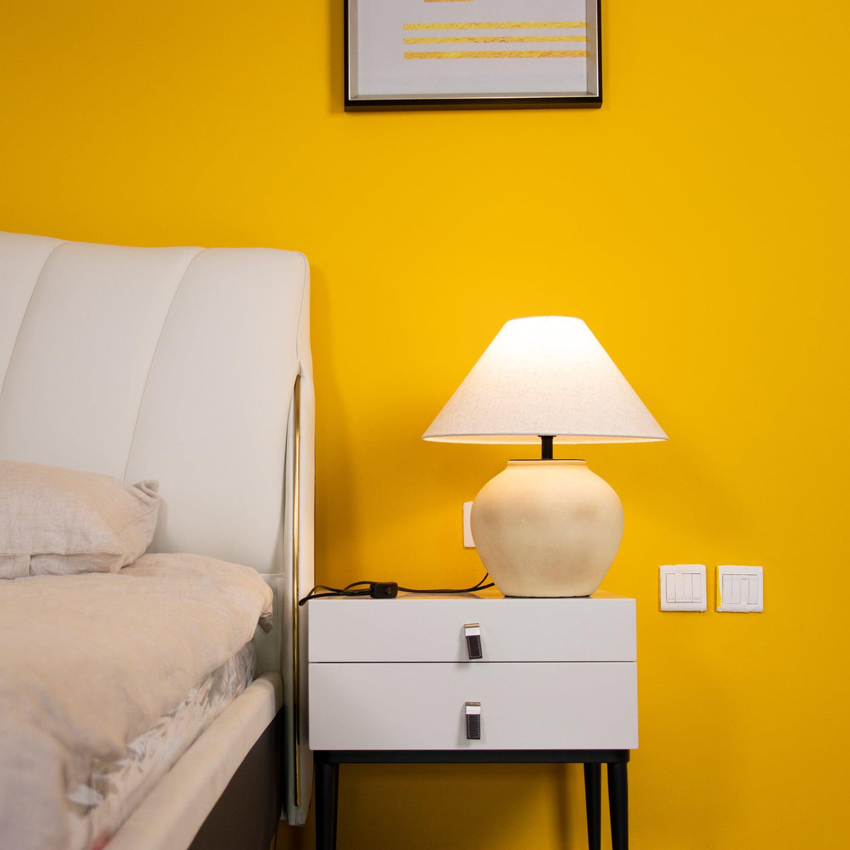 Decker Table Lamp by Tavilume - ceramic medium table lamp, view 3
