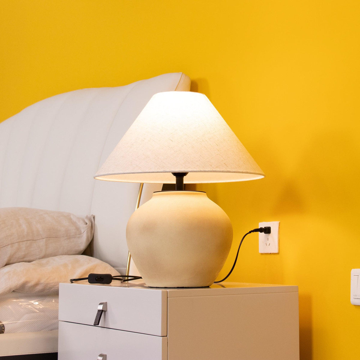 Decker Table Lamp by Tavilume - ceramic medium table lamp, view 2