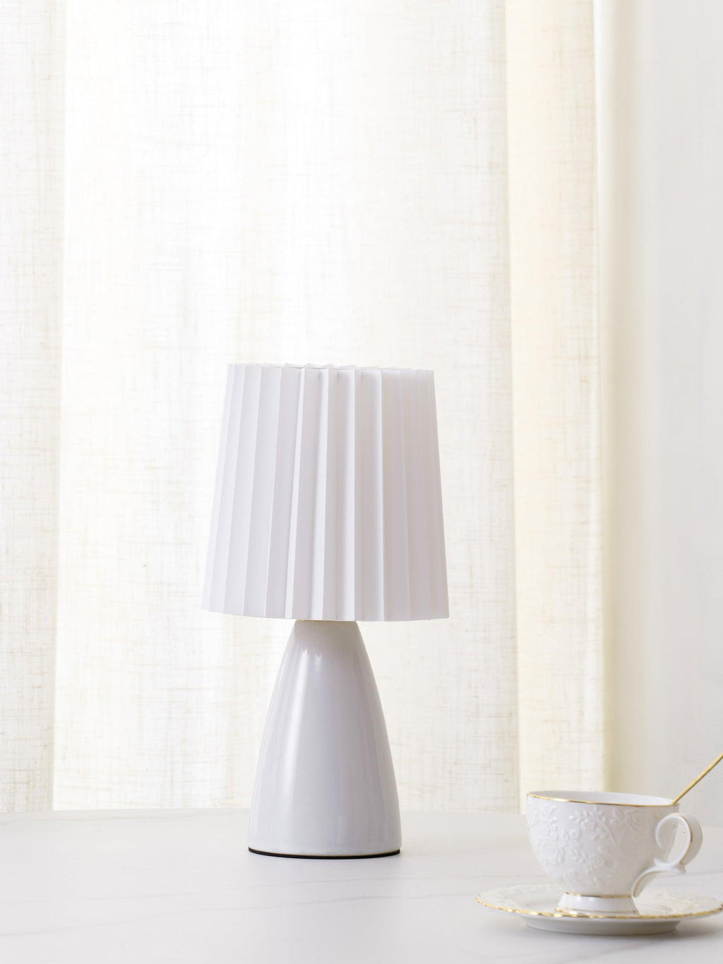 Delilah Table Lamp by Tavilume - glass small table lamp, view 6