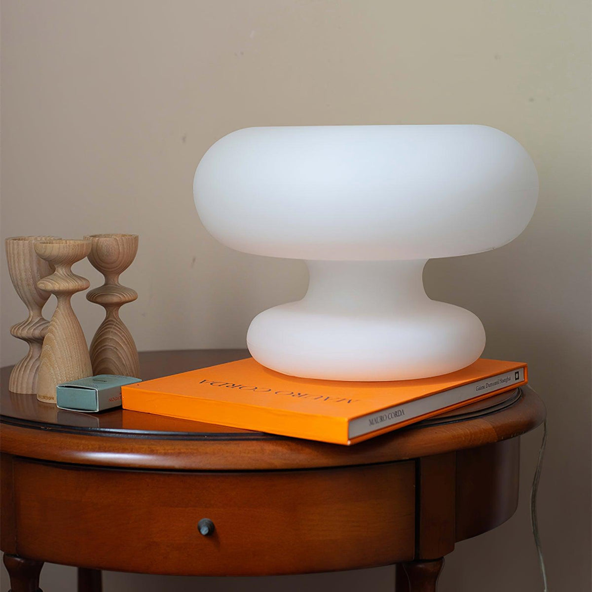 Donut Table Lamp by Tavilume - glass small table lamp, view 2