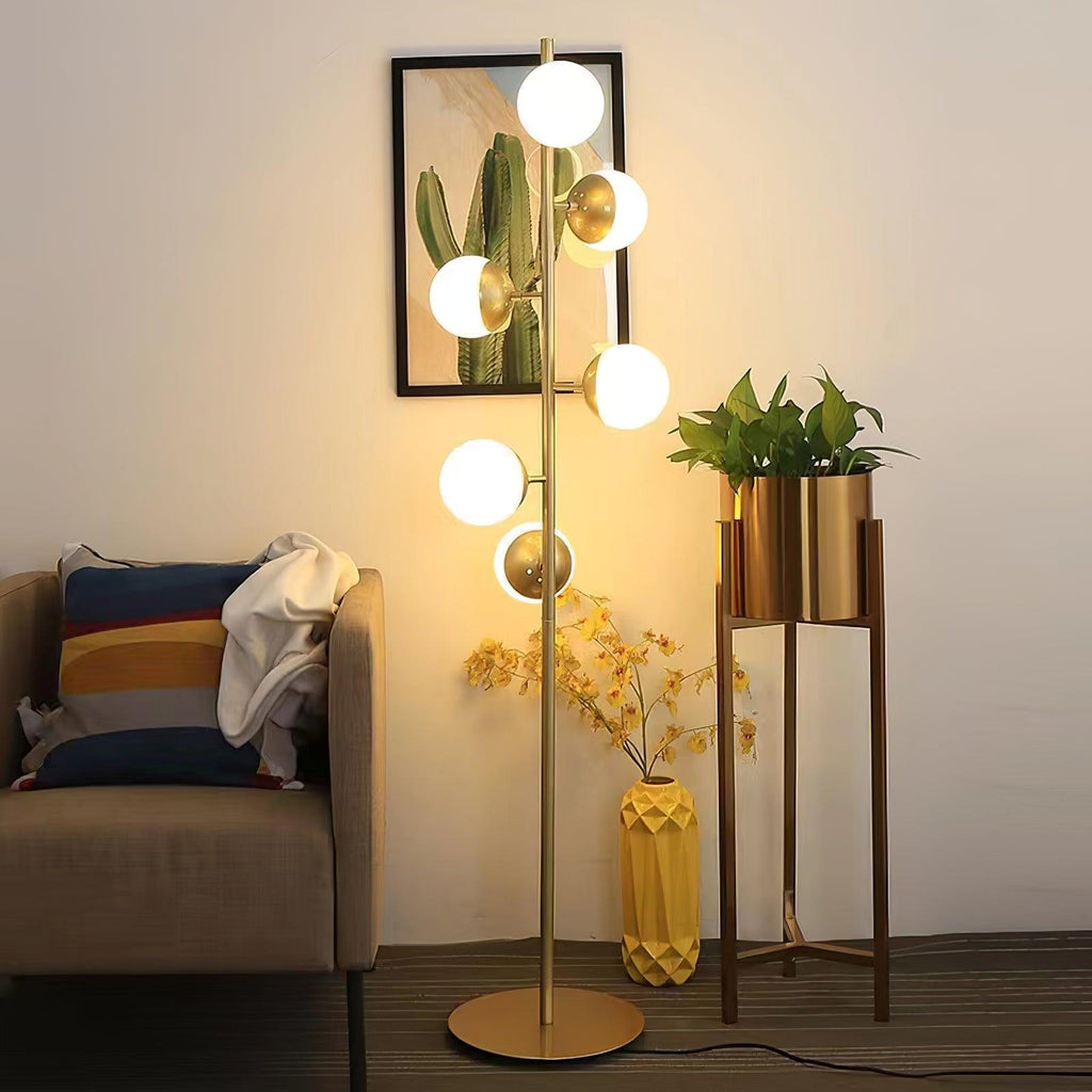 Glass Doppler LED Tree Lamp by Tavilume - glass large table lamp, view 2