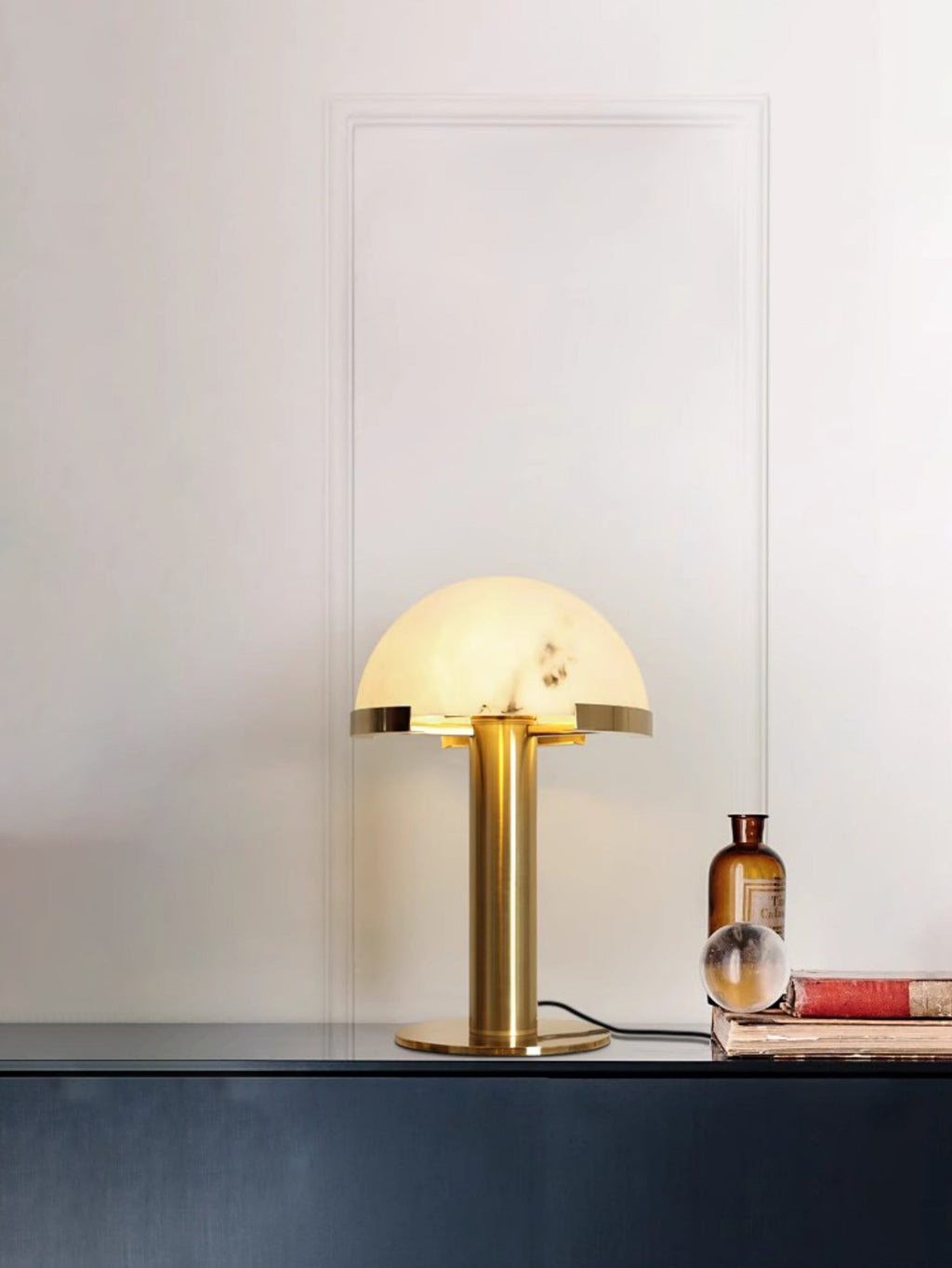 Elegance Alabaster Table Lamp by Tavilume - alabaster medium table lamp, view 48