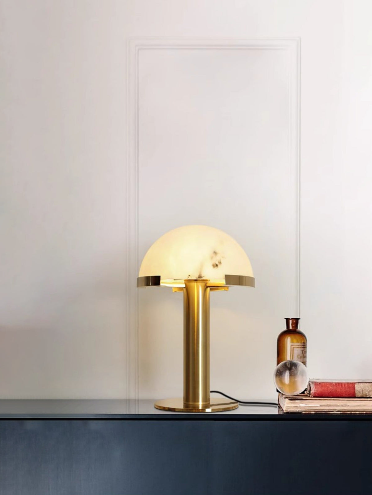 Elegance Alabaster Table Lamp by Tavilume - alabaster medium table lamp, view 48