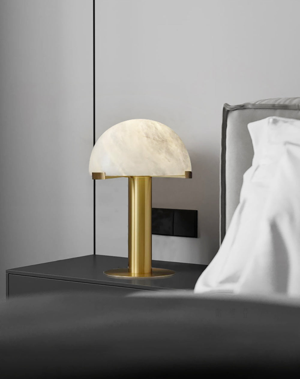 Elegance Alabaster Table Lamp by Tavilume - alabaster medium table lamp, view 52