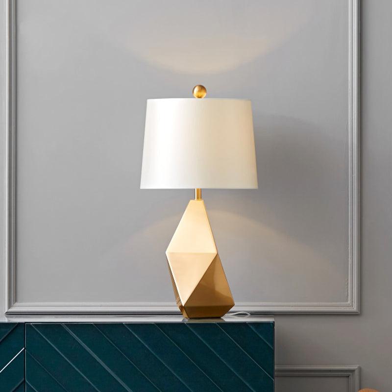 Faceted Table Lamp by Tavilume - fabric medium table lamp, view 2