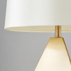 Faceted Table Lamp by Tavilume - fabric medium table lamp, view 3