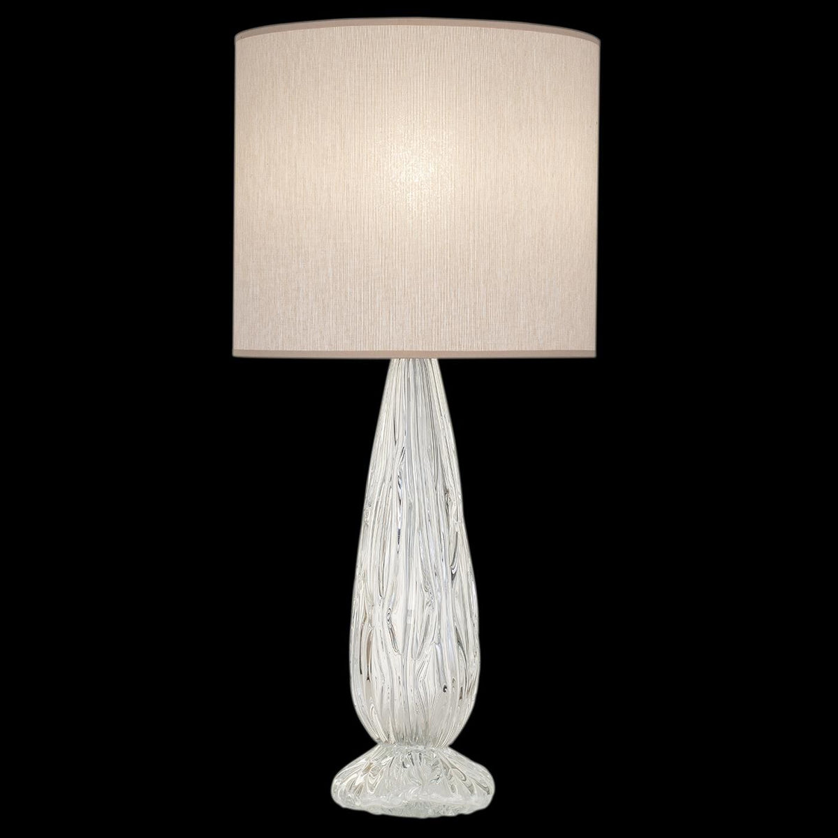 Las Olas 30 Inch Table Lamp by Tavilume - fabric large table lamp, view 4