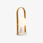 Portable Glass Corded Table Lamp by Tavilume - glass medium table lamp, view 64