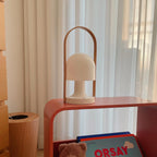 Portable Glass Corded Table Lamp by Tavilume - glass medium table lamp, view 29