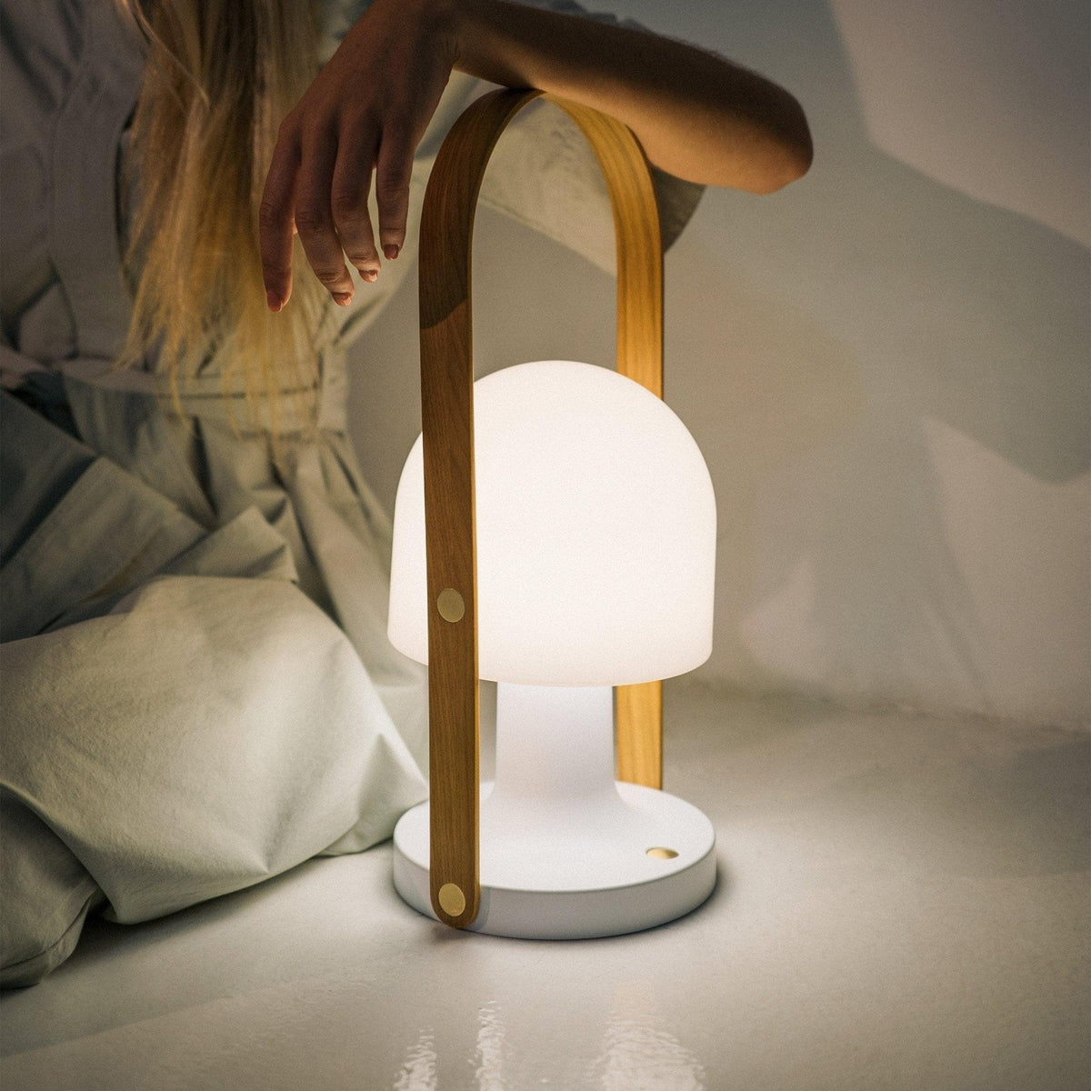 Follow Me Table Lamp by Tavilume - glass medium table lamp, view 4