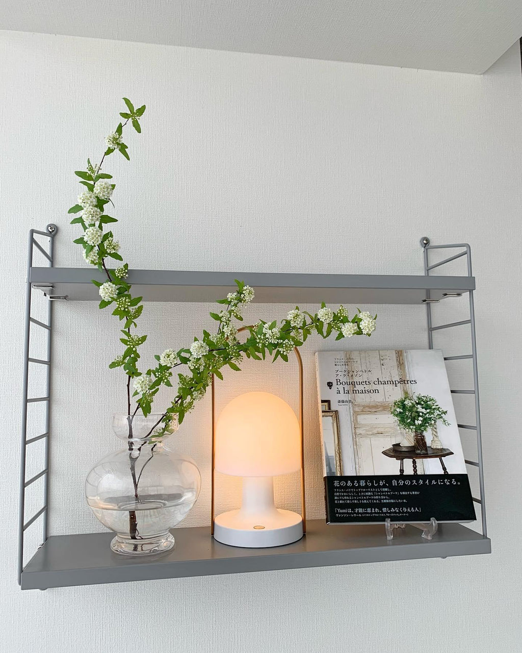 Portable Glass Corded Table Lamp by Tavilume - glass medium table lamp, view 39