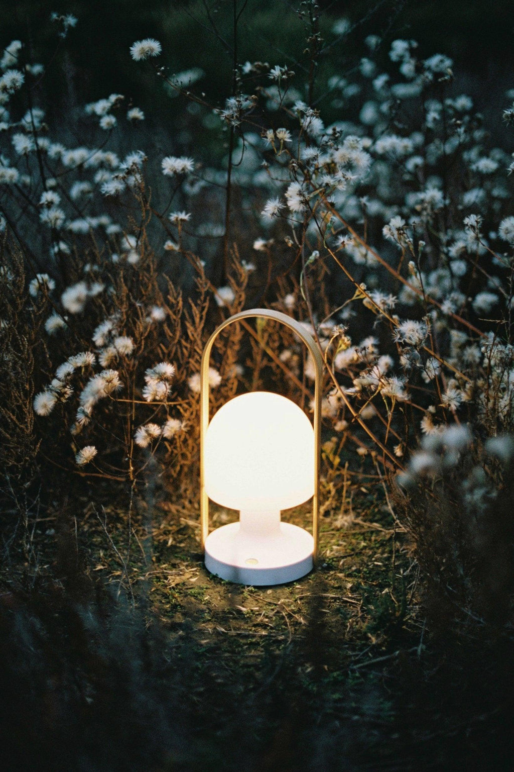 Portable Glass Corded Table Lamp by Tavilume - glass medium table lamp, view 46