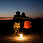 Portable Glass Corded Table Lamp by Tavilume - glass medium table lamp, view 21