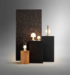 Portable Glass Corded Table Lamp by Tavilume - glass medium table lamp, view 17