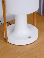 Portable Glass Corded Table Lamp by Tavilume - glass medium table lamp, view 16