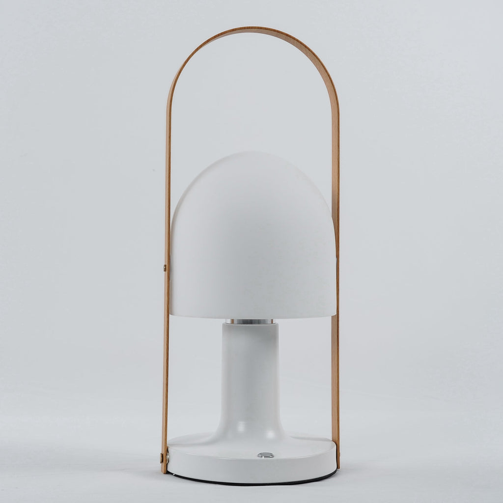 Portable Glass Corded Table Lamp by Tavilume - glass medium table lamp, view 57