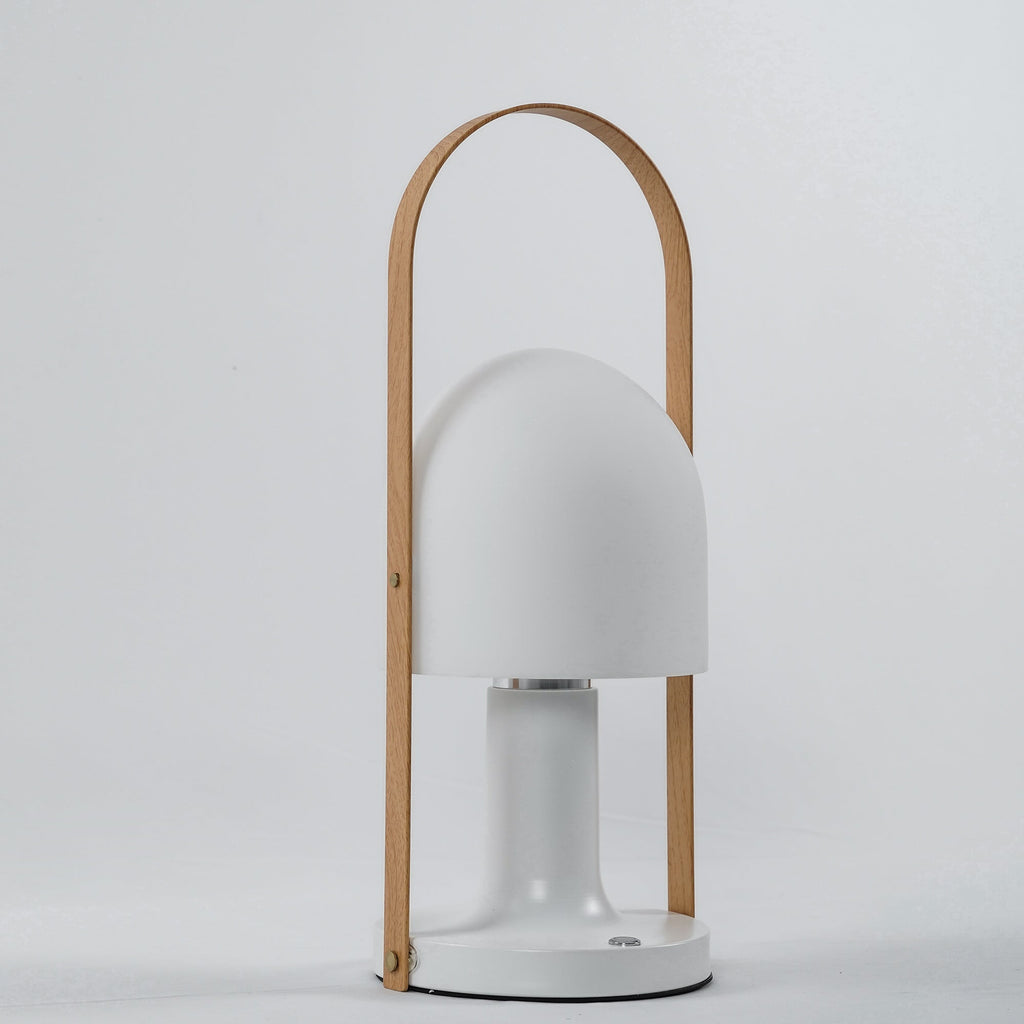 Portable Glass Corded Table Lamp by Tavilume - glass medium table lamp, view 58