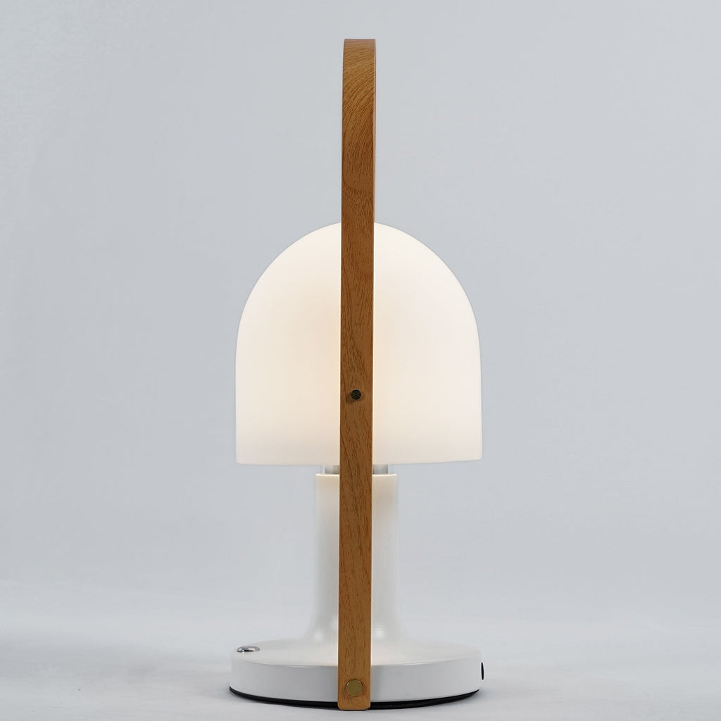 Portable Glass Corded Table Lamp by Tavilume - glass medium table lamp, view 59