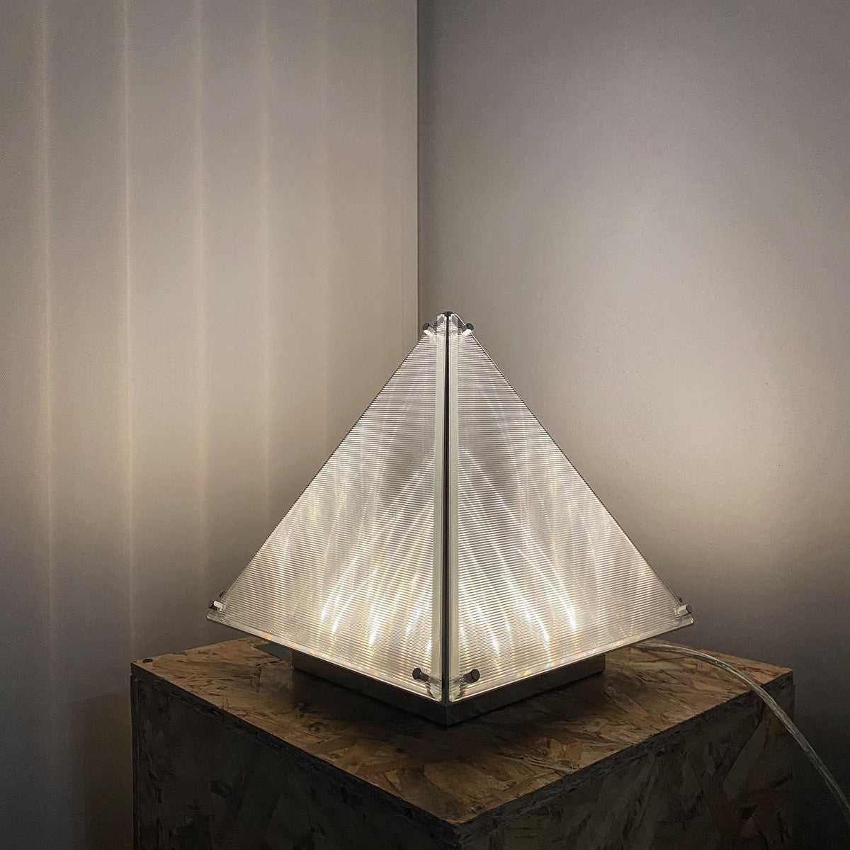 Fragment Table Lamp by Tavilume - glass small table lamp, view 2