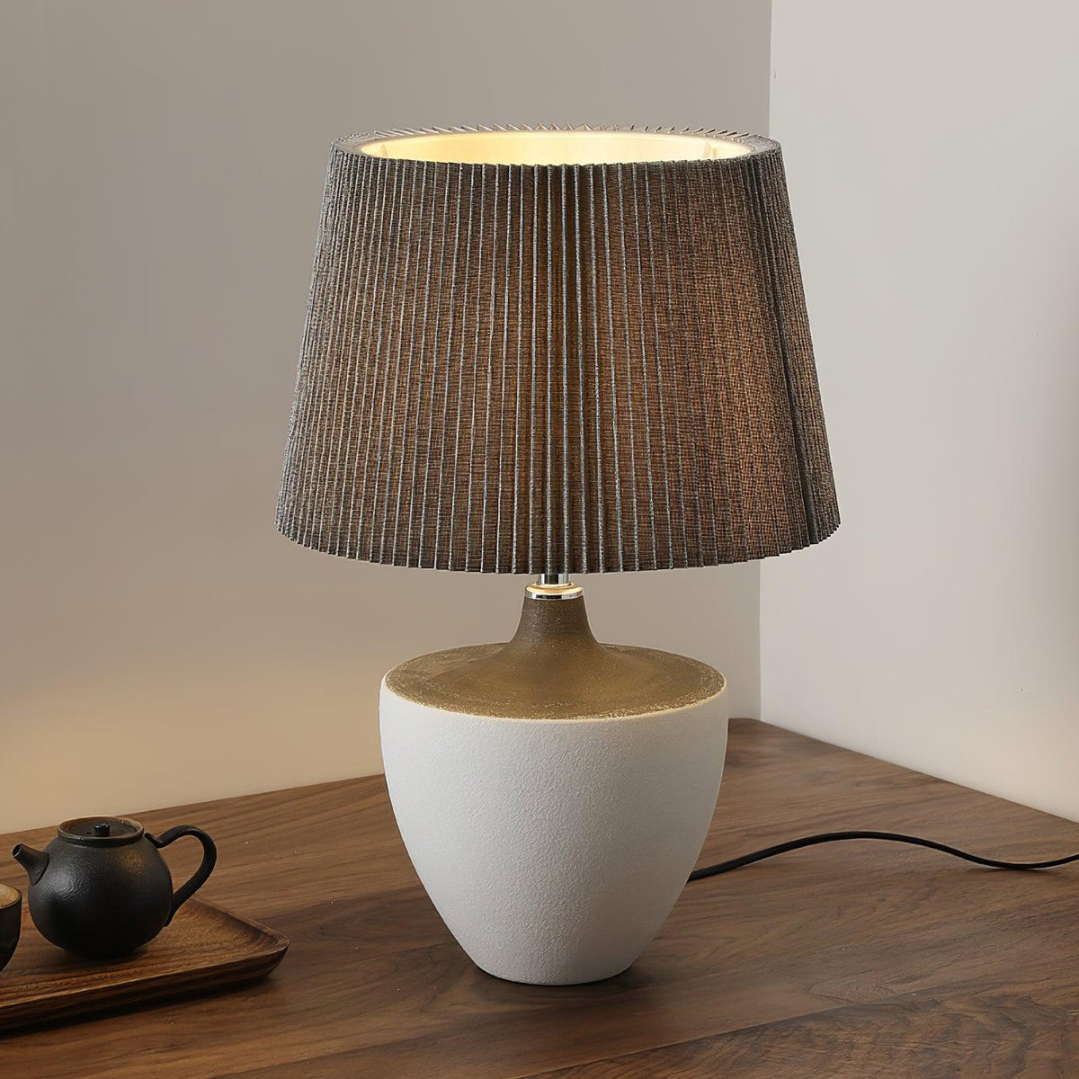 Ghassan Table Lamp by Tavilume - ceramic medium table lamp, view 2