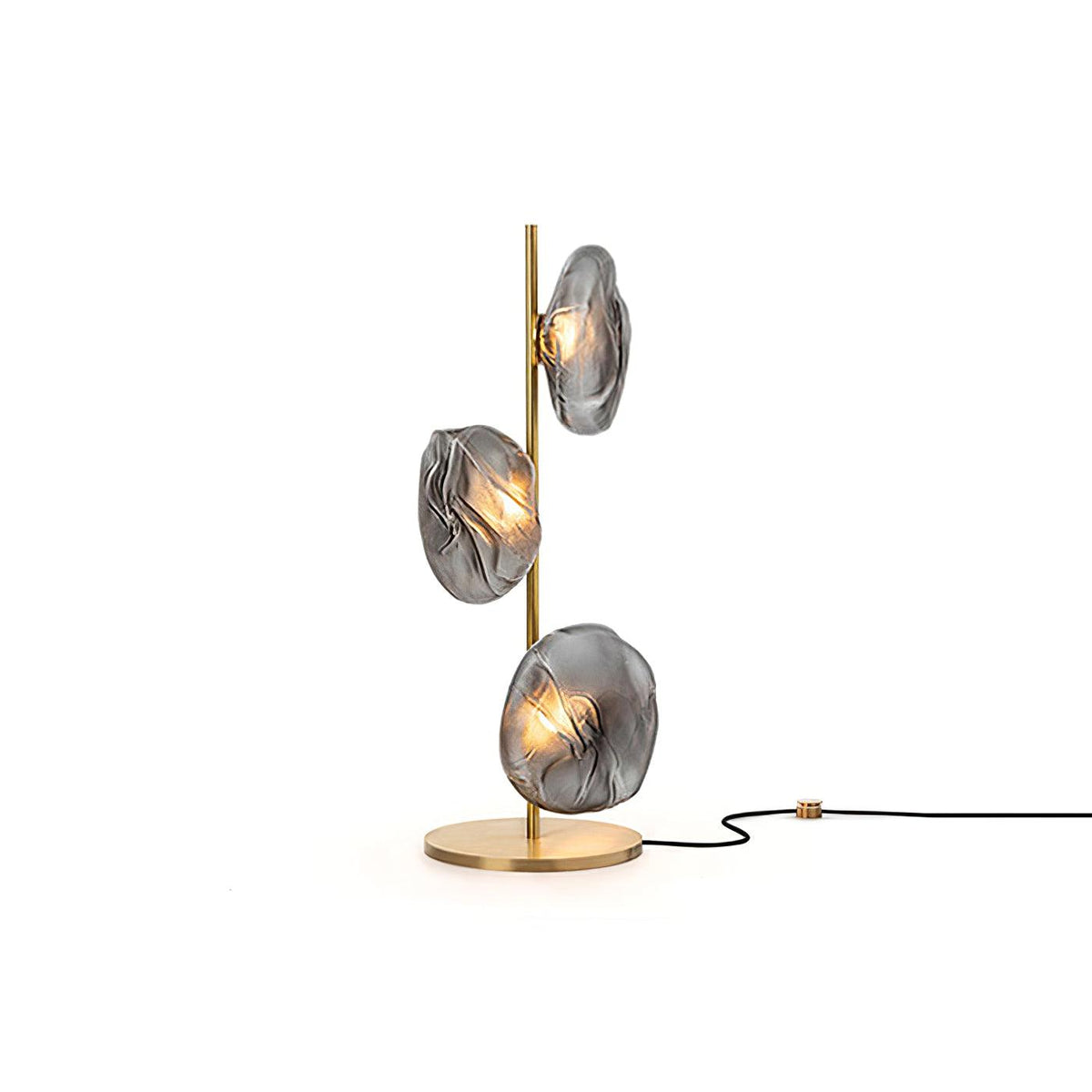 Glass Petals Table Lamp by Tavilume - glass large table lamp, view 5