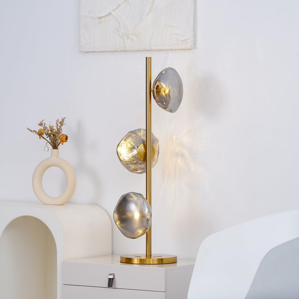Glass Petals Table Lamp by Tavilume - glass large table lamp, view 3