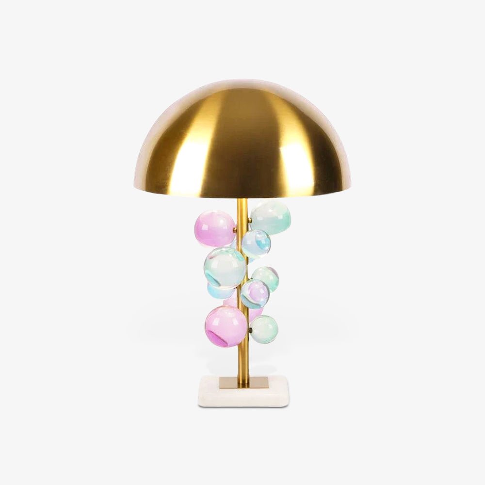 Globo Table Lamp by Tavilume - marble medium table lamp, view 3