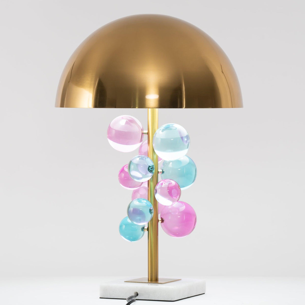 Globo Table Lamp by Tavilume - marble medium table lamp, view 2