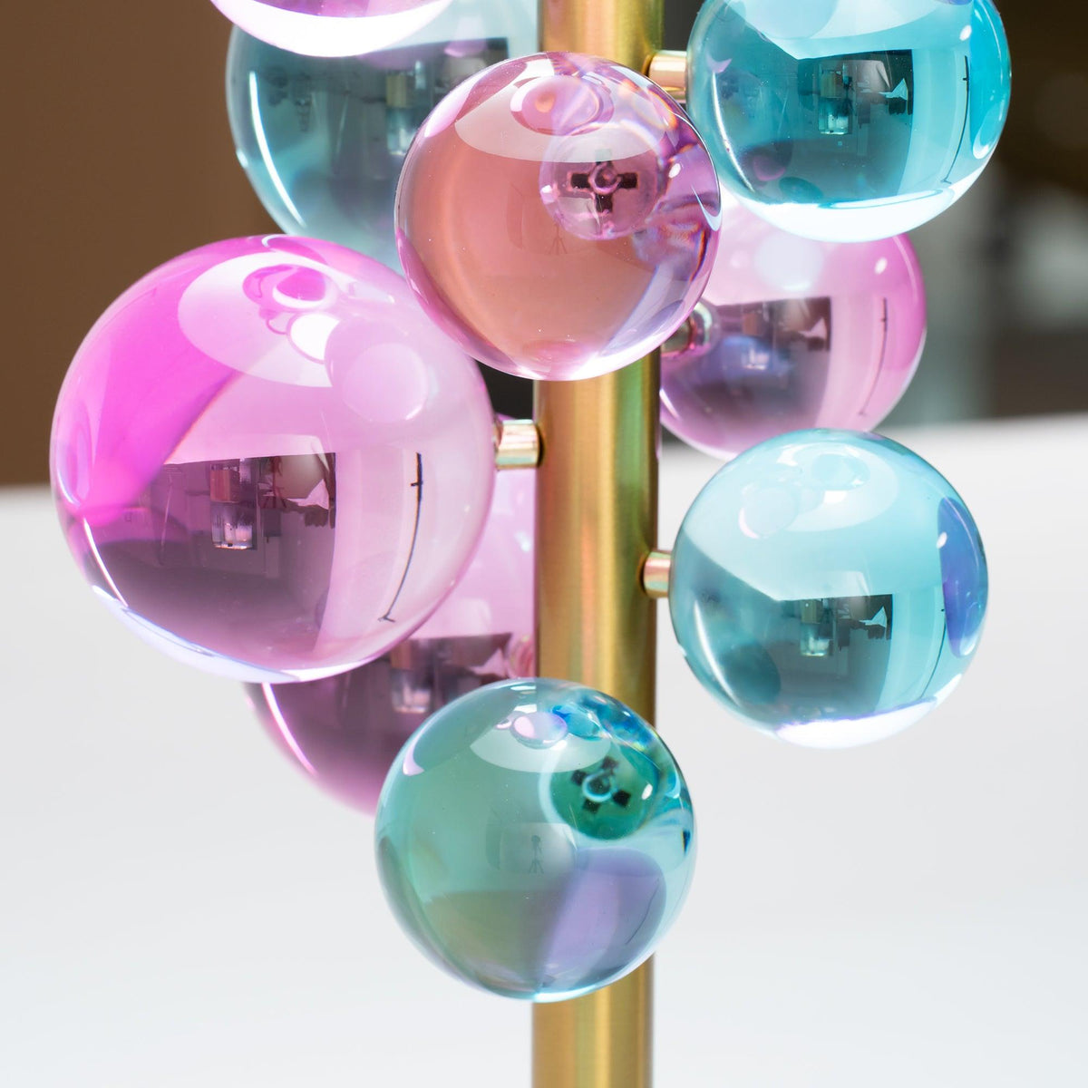 Globo Table Lamp by Tavilume - marble medium table lamp, view 6