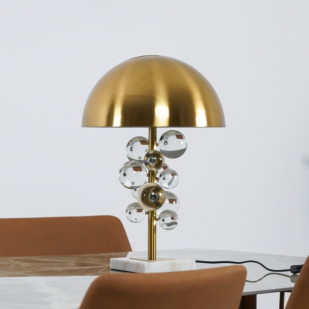 Globo Table Lamp by Tavilume - marble medium table lamp, view 18