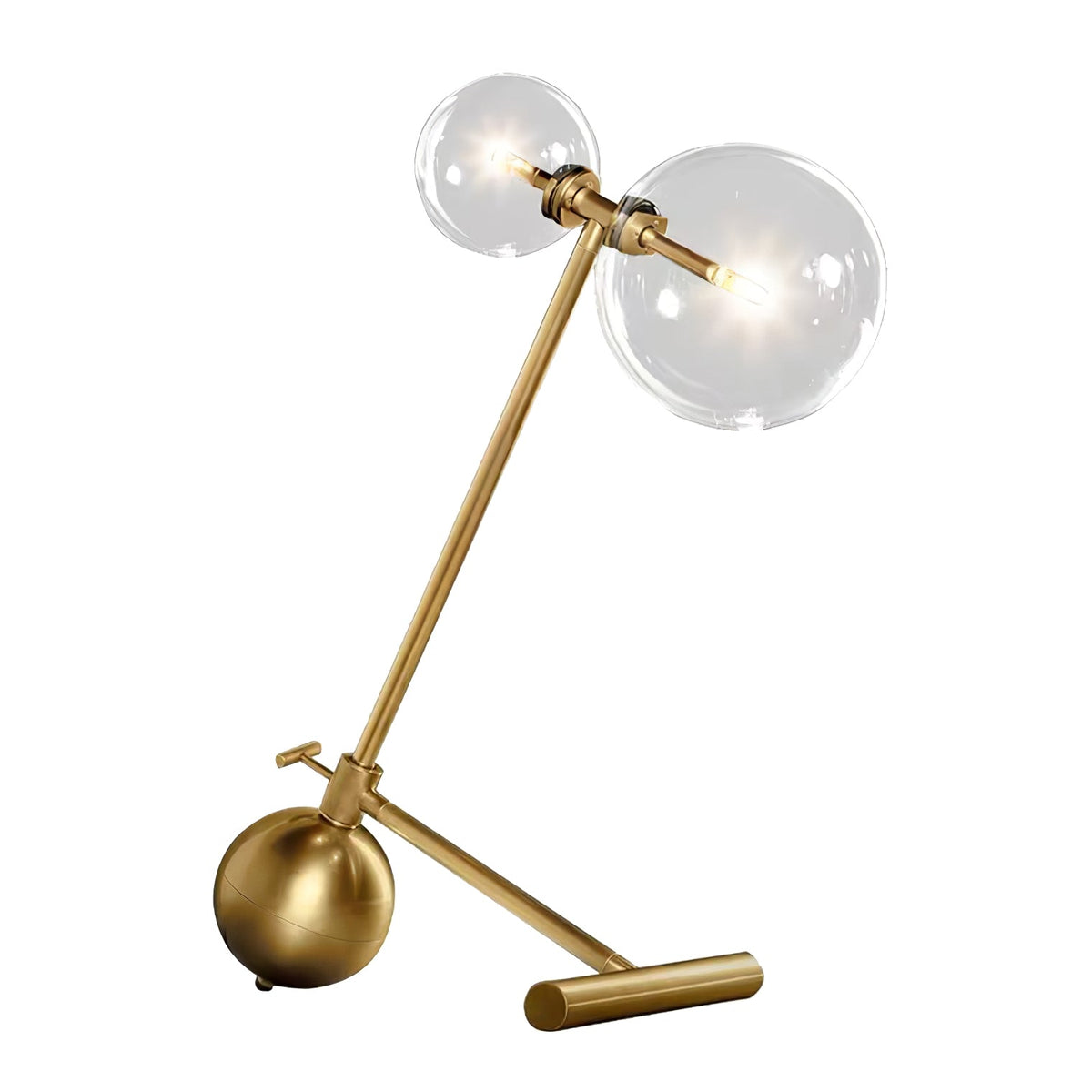 Gold Pearl Table Lamp by Tavilume - glass medium table lamp, view 5