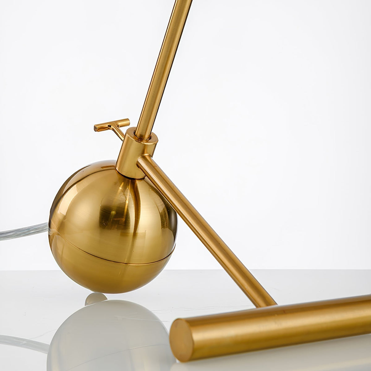 Gold Pearl Table Lamp by Tavilume - glass medium table lamp, view 6